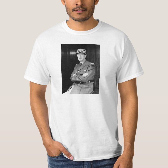 Charles De Gaulle T Shirt (Framsida)