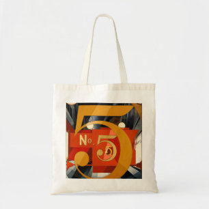 Charles Demuth figuren 5 i guld Tygkasse