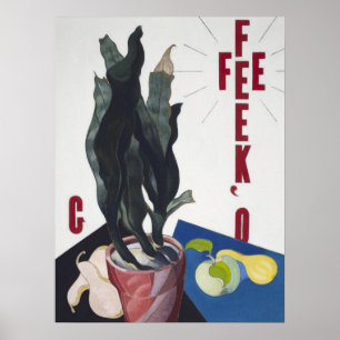 Charles Demuth Georgia O'Keeffe Affisch Porträtt