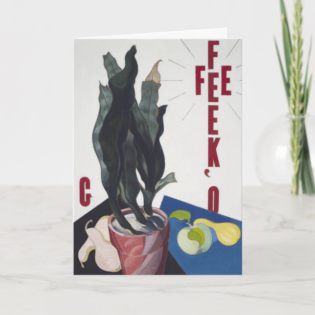 Charles Demuth Georgia O'Keeffe Affisch Porträtt Helgkort (Framsida)