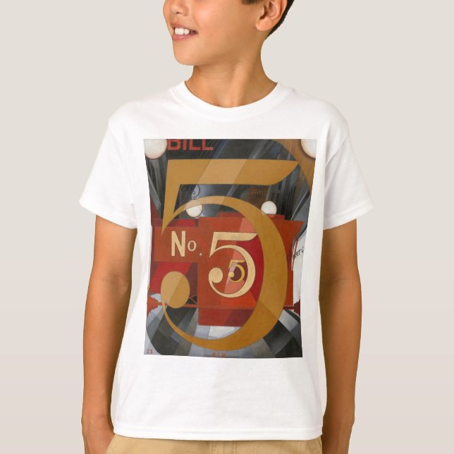 Charles Demuth - jag såg Figur 5 i Guld T Shirt (Framsida)