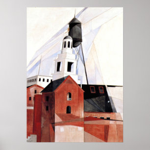 Charles Demuth-målning, Lancaster Poster