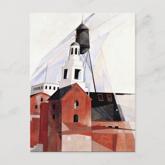 Charles Demuth-målning, Lancaster Vykort (Framsida)