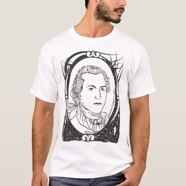 Charles Dexter Ward Joseph Curwen Lovecraft T Shirt (Framsida)
