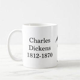 Charles Dickens citat om bokar Kaffemugg