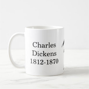 Charles Dickens citat om bokar Kaffemugg