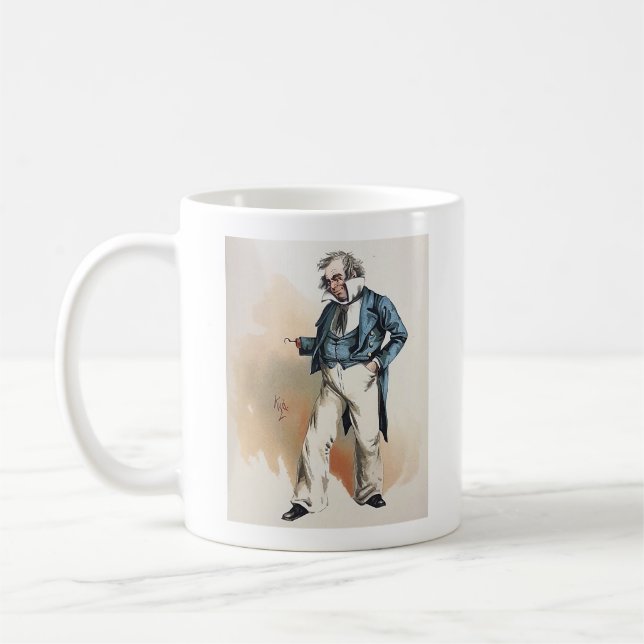 Charles Dickens, Dombey och Sons, Capt Cuttle Kaffemugg (Vänster)