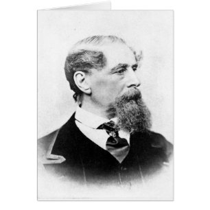 Charles Dickens foto Hälsningskort