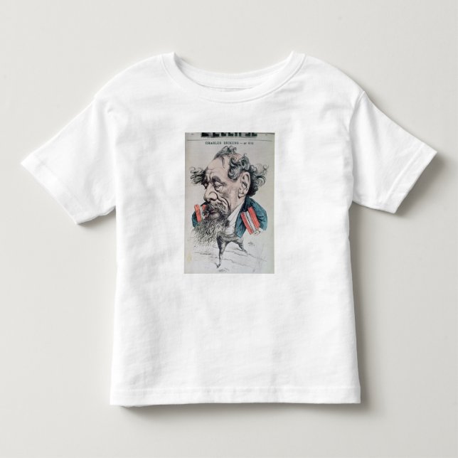 Charles Dickens, grensle som engelskaen T Shirt (Framsida)