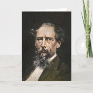 Charles Dickens hälsningkort Kort