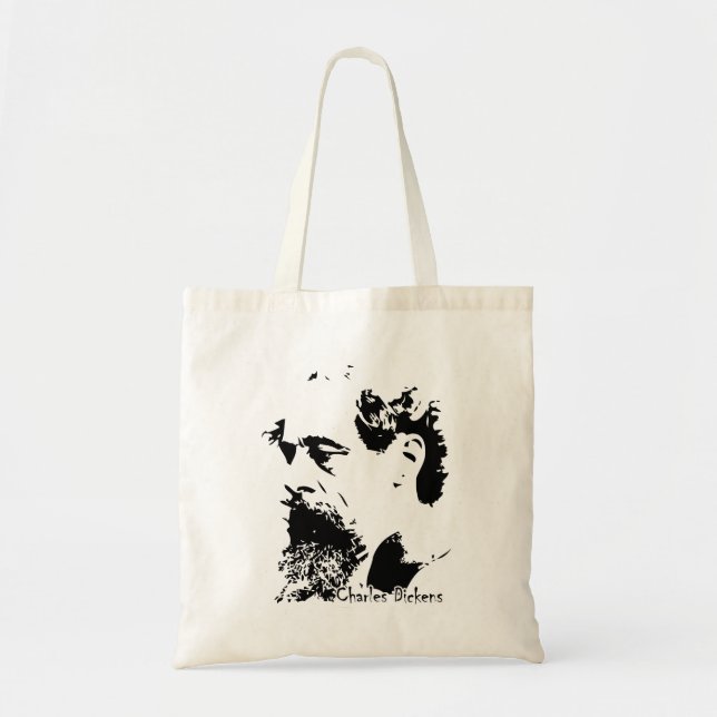 Charles Dickens hänger lös Tygkasse (Framsidan)