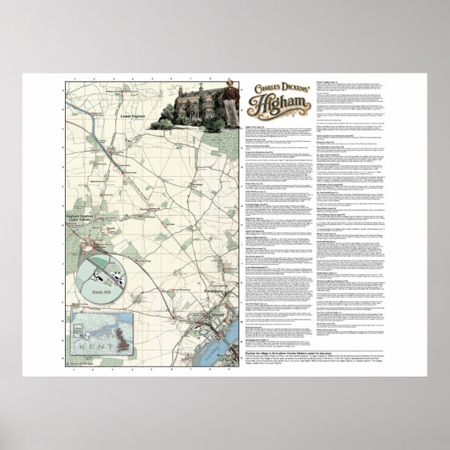 Charles Dickens' Higham Poster (Framsidan)