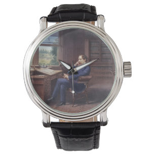 Charles Dickens i hans studie Armbandsur