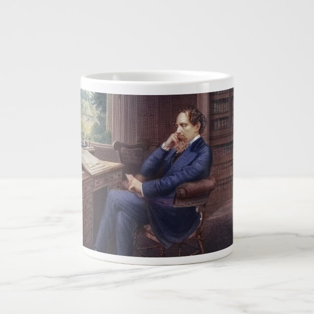 Charles Dickens i hans studie Jumbo Mugg (Framsidan)