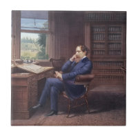 Charles Dickens i hans studie