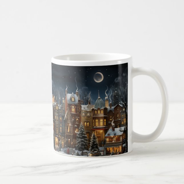 Charles Dickens jul Village Design Coffee Mu Kaffemugg (Höger)