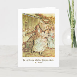 Charles Dickens julfest Helgkort