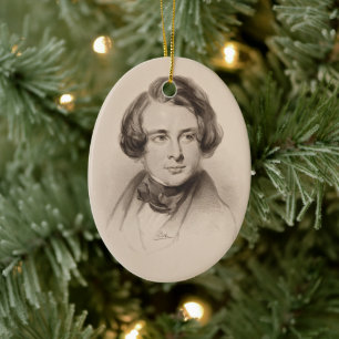 Charles Dickens   Julgransprydnad Keramik