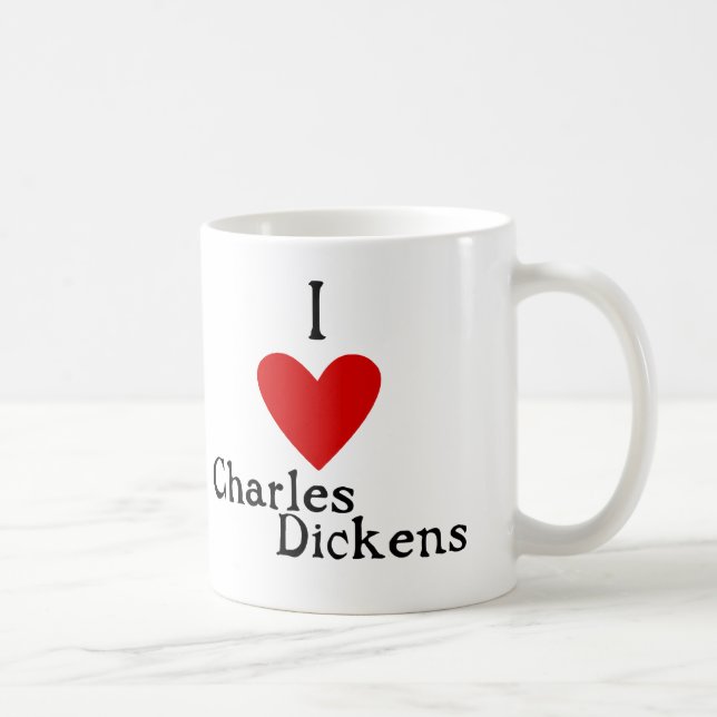 Charles Dickens kärlek Kaffemugg (Höger)