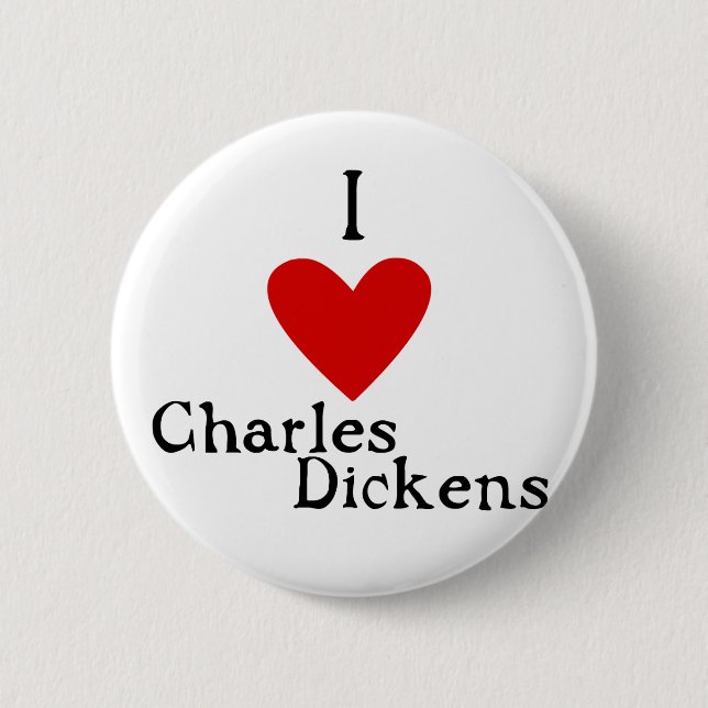 Charles Dickens kärlek Knapp (Framsida)