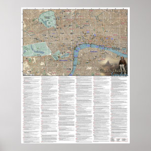 Charles Dickens London-affisch Poster