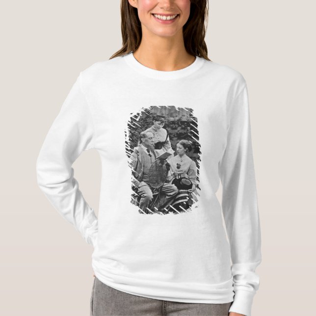 Charles Dickens med två av hans döttrar Tee (Framsida)