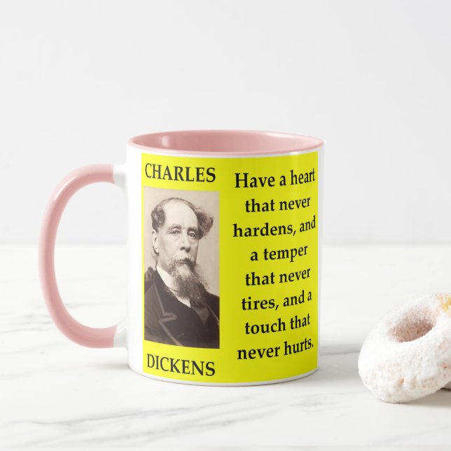 Charles Dickens Mugg (Med munk)