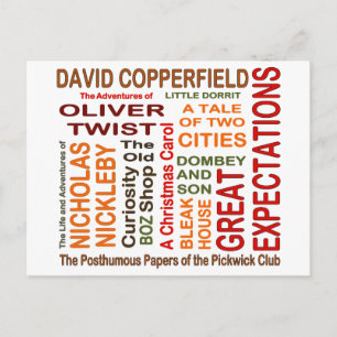 Charles Dickens Novels Vykort