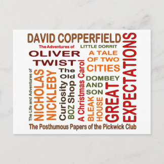 Charles Dickens Novels Vykort