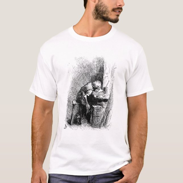 Charles Dickens på den svärta fabriken Tee (Framsida)