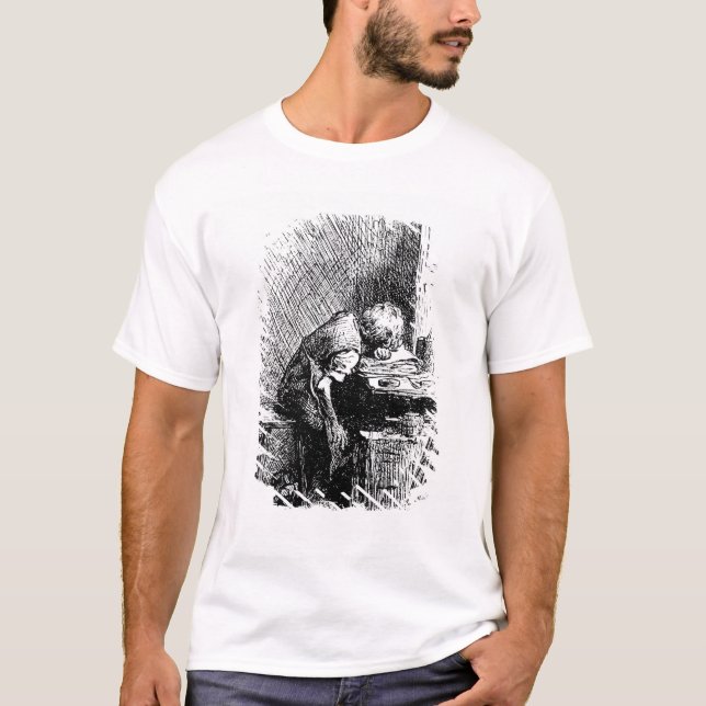 Charles Dickens på den svärta fabriken Tee (Framsida)
