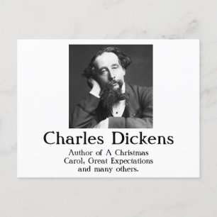 Charles Dickens Postcard Helg Vykort