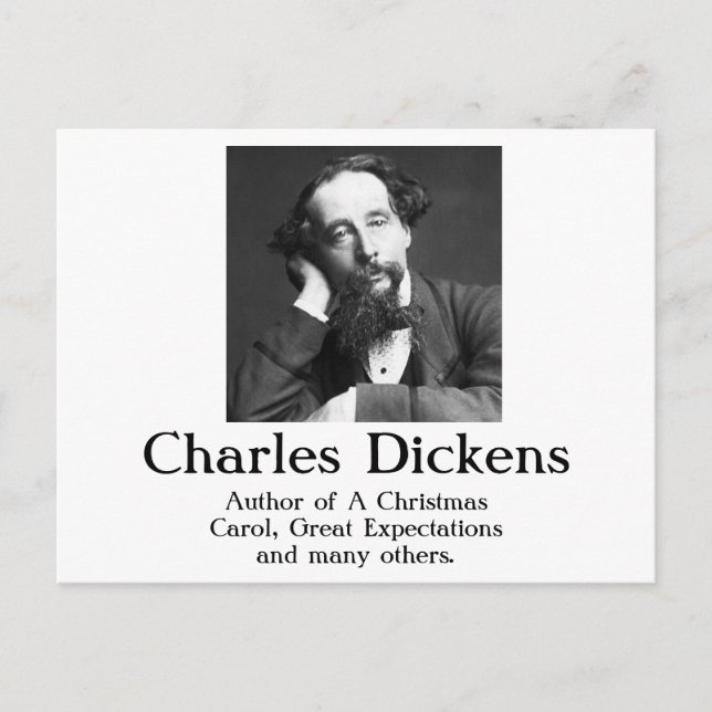 Charles Dickens Postcard Helg Vykort (Framsida)