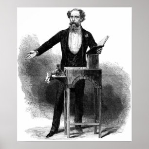 Charles Dickens senaste läsning Poster