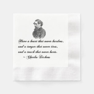 Charles Dickens Vår ömsesidiga vänliga citat Pappersservett
