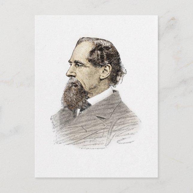 Charles Dickens Vykort (Framsida)