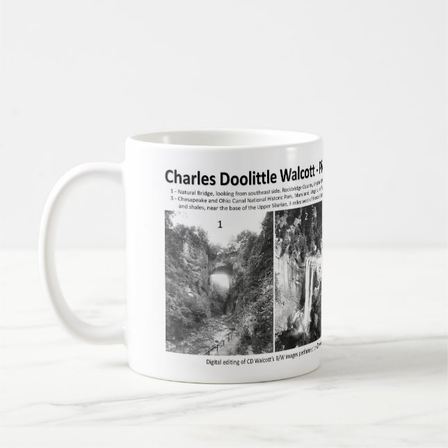 Charles Doolittle Walcott mig - banbrytande geolog Kaffemugg (Vänster)