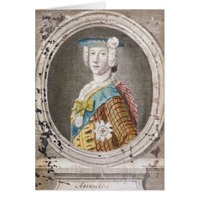 Charles Edward Stuart Hälsningskort (Framsidan)