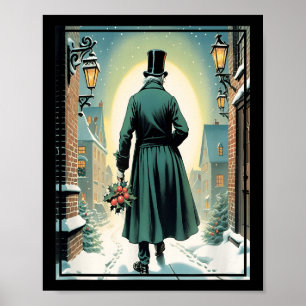 Charles Ens jul Clic Bok Ebeneezer Scrooge Poster
