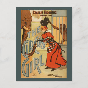 Charles Frohman's produktion, The Circus Girl 2 Vykort