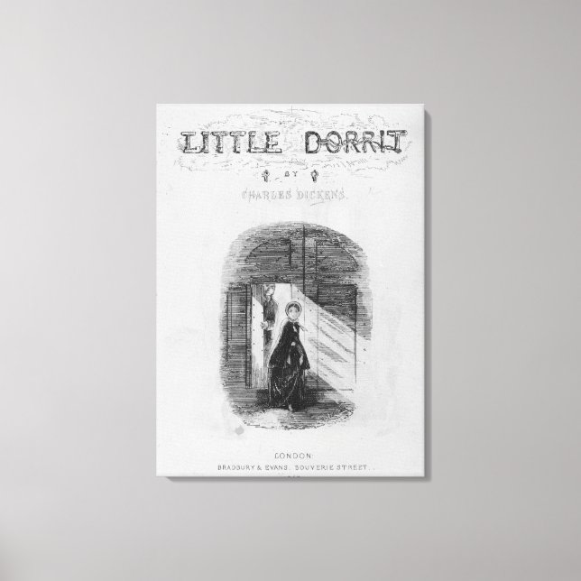 Charles Frontispiece to 'Little Dorrit' Canvastryck (Framsida)