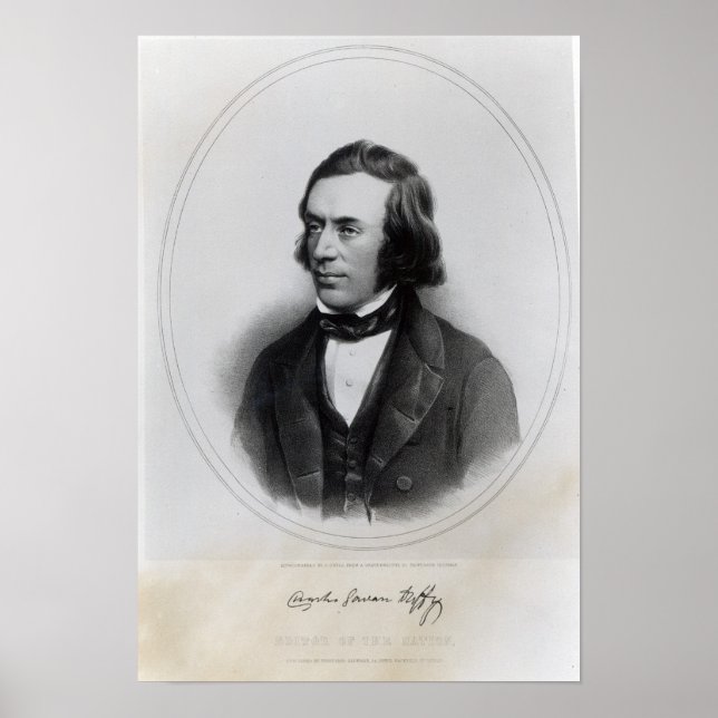 Charles Gavan Duffy, litografierad av H. O'Neill Poster (Framsidan)