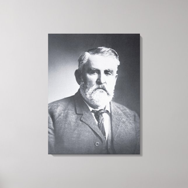 Charles Goodnight (b/w bild) Canvastryck (Framsida)
