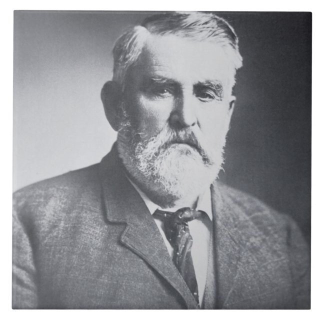 Charles Goodnight (b-/wfotoet) Kakelplatta (Framsidan)