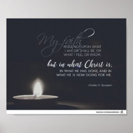 Charles H. Spurgeon - i Kristus ensam Poster