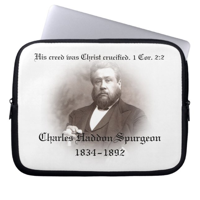 Charles Haddon Spurgeon elektroniksleeve Laptop Sleeve (Framsidan)