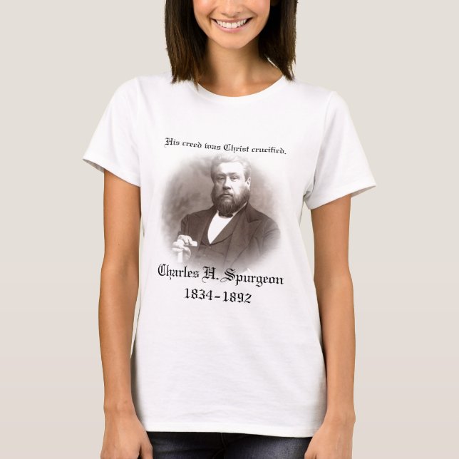 Charles Haddon Spurgeon skjorta T-shirt (Framsida)