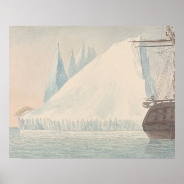 Charles Hamilton Smith - An Iceberg and Polar Bear Poster (Framsidan)