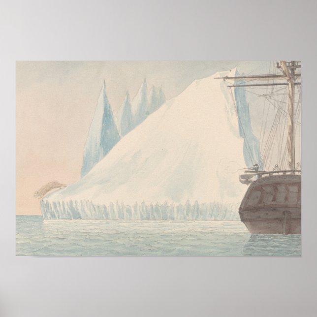 Charles Hamilton Smith - An Iceberg and Polar Bear Poster (Framsidan)