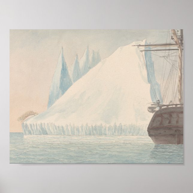Charles Hamilton Smith - An Iceberg and Polar Bear Poster (Framsidan)